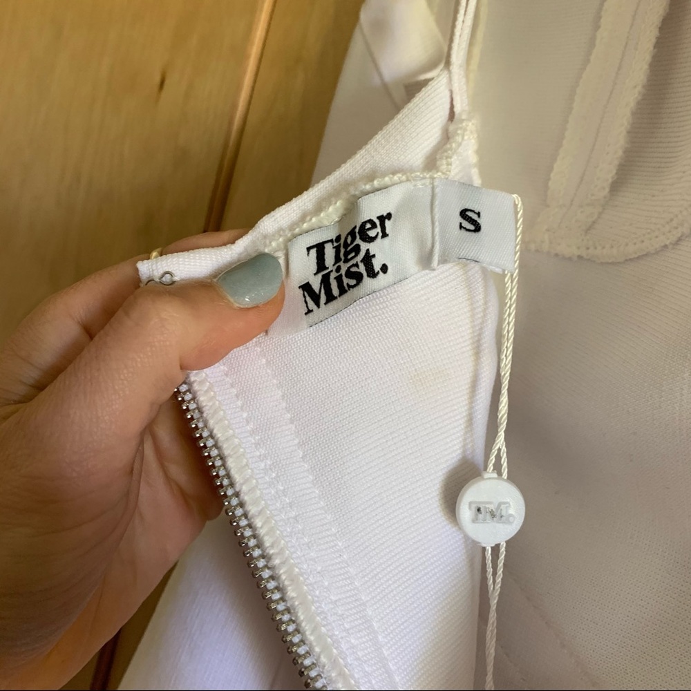 NWT White Sexy Midi Dress - Picture 8 of 10